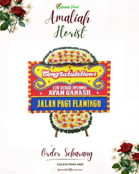Sewa Papan Bunga Namang